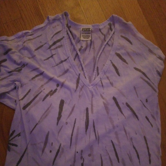 BNWOT, LONG SLEEVE, COLD SHOULDER PINK SHIRTS - Picture 3 of 4